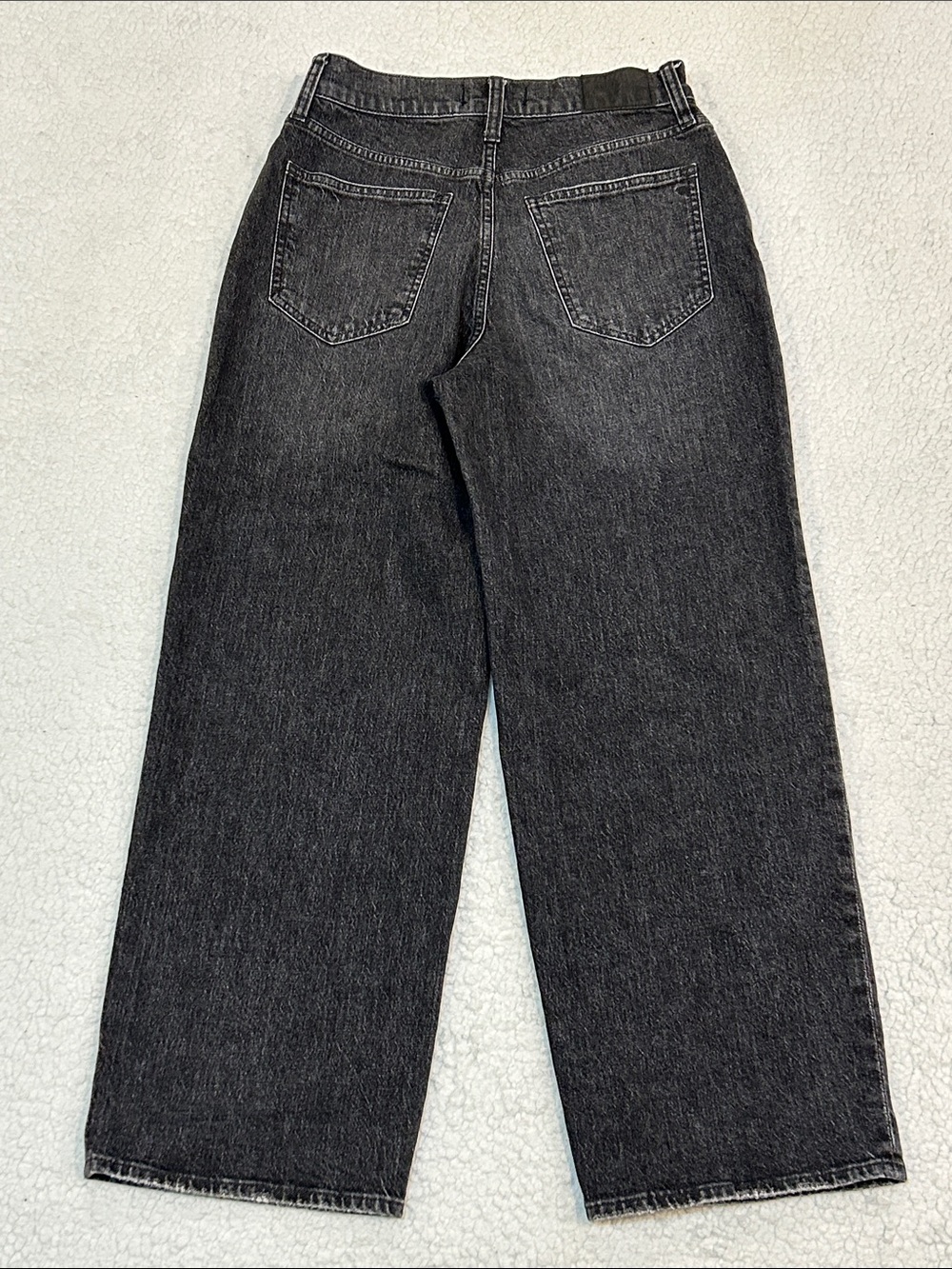 Madewell The Perfect Vintage Wide Leg Crop Jean size 27 Robles Wash Black - Picture 2 of 16